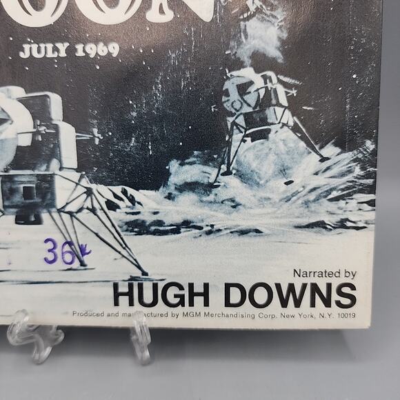 Apollo 11 Flight First Man On The Moon 1969 7" 45RPM Commemorative Record - Picture 3 of 12